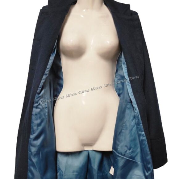 Winter Jacket Coat Wool Jacket Long Jacket Woolen Coat - Size M, Size S - Picture 3 of 15